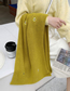 Fashion Ginger Yellow Knitted Avocado Wool Scarf