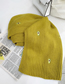 Fashion Yellow-green Knitted Avocado Wool Scarf