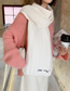 Fashion White Knitted Letter Scarf