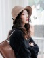 Fashion Caramel Colour Knit Fisherman Hat With Bow Tie