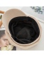 Fashion Black Plus Velvet Padded Woven Knit Cashmere Beret