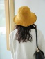 Fashion Yellow Lace Knit Hat