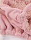 Fashion Pink (child) Thickened Lambskin Knit Plus Velvet Pointed Parent-child Cap