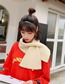 Fashion Ginger Yellow Knitted Short Scarf