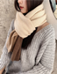 Fashion Rice Fight Knit Long Section Thick Wool Scarf