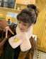 Fashion Korean Powder - Thicker Version Fruit-like Rabbit Fur Collar