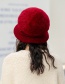 Fashion Coffee Color Velvet Knit Hat