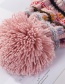 Fashion Beige Knitted Color Matching Wool Ball Cap