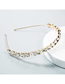 Fashion Gold Plating Diamond-set Headband