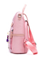 Fashion Pink Send Pendant Contrast Embroidered Line Five-pointed Star Backpack