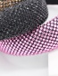 Fashion Purple Full Diamond Sponge Headband