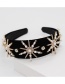 Fashion Black Sun Flower Pearl Rhinestone Star Snowflake Headband