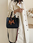 Fashion Brown Studded Messenger Bag