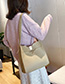 Fashion Khaki Lock Single Shoulder Messenger Bag