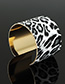 Fashion Leopard Metal C-shaped Bracelet