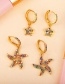 Fashion Little Stars Pentagram Earrings