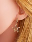 Fashion Big Star Pentagram Earrings