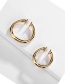 Fashion Gold Small Set Of Alloy Geometry U-shaped Ear Clips