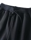 Fashion Black High-elastic Bright Silk Plus Velvet Leggings