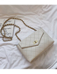 Fashion Khaki Chain Rhombic Shoulder Messenger Bag