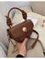 Fashion Brown Chain Shoulder Portable Messenger Bag