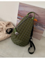 Fashion Green Checkered Shoulder Bag