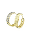 Fashion Gold Plating Zirconium Hollow Earrings