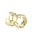 Fashion Gold Plating Gold-plated Strassed Earrings