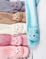 Fashion Gray Cartoon Rabbit Furry Cross Children's Bib