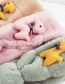 Fashion Lotus Root Starch Child Parent-child Imitation Rabbit Fur Cartoon Puppy Bib