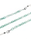 Fashion Khaki Acrylic Leopard Thin Chain Glasses Chain