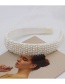 Fashion Vertical Pearl Pearl Geometric Headband