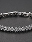 Fashion Platinum Zircon Full Diamond Bracelet