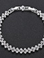Fashion Platinum Zircon Full Diamond Bracelet