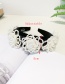 Fashion Black Cloth Pearl Flower Headband