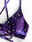 Fashion Purple Pastel Gradient Starry Star Bikini