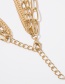 Fashion White K Geometric Multi-layer Chain Necklace