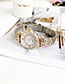 Fashion Rose Gold Alloy Chain Watch
