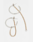 Fashion Main Picture Chain C-shaped Dual-use Earrings