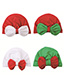 Fashion Four-color Mixing Contrast Bow Baby Cap