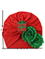 Fashion Red Shabby Flower Bonding Cartoon Children's Headgear