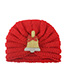 Fashion Red Cartoon Knitted Wool Children's Hat