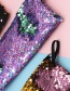 Fashion Blue + Light Pink Mermaid Two-color Sequin Pencil Case