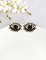 Fashion Bronze Alloy Diamond Eye Studs