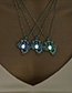 Fashion Blue Green Scorpion Luminous Necklace