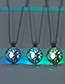 Fashion Uv Lamp Color Random (with Battery) Hollow Life Tree Luminous Necklace