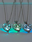 Fashion Uv Lamp Color Random (with Battery) Mom Love Family Luminous Necklace
