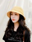 Fashion Beige Sunscreen Folding Fisherman Hat