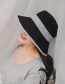 Fashion Navy Sunscreen Folding Fisherman Hat