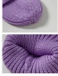 Fashion Beige Patch Wool Cap Adult (56-60)